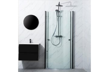 Duschhörn Bathlife Mitt Svart - Hus & renovering - Kök & bad - Badrum - Duschar - Duschväggar