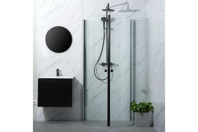 Duschhörn Bathlife Mitt Svart