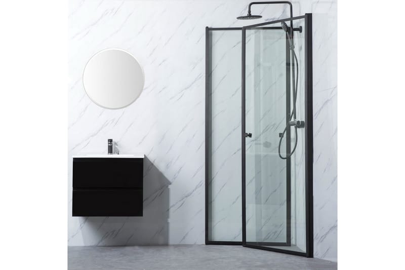 Duschhörn Bathlife Profil Rak Dörr 1000 + Rak Dörr 1000 svar - Svart - Hus & renovering - Kök & bad - Badrum - Duschar
