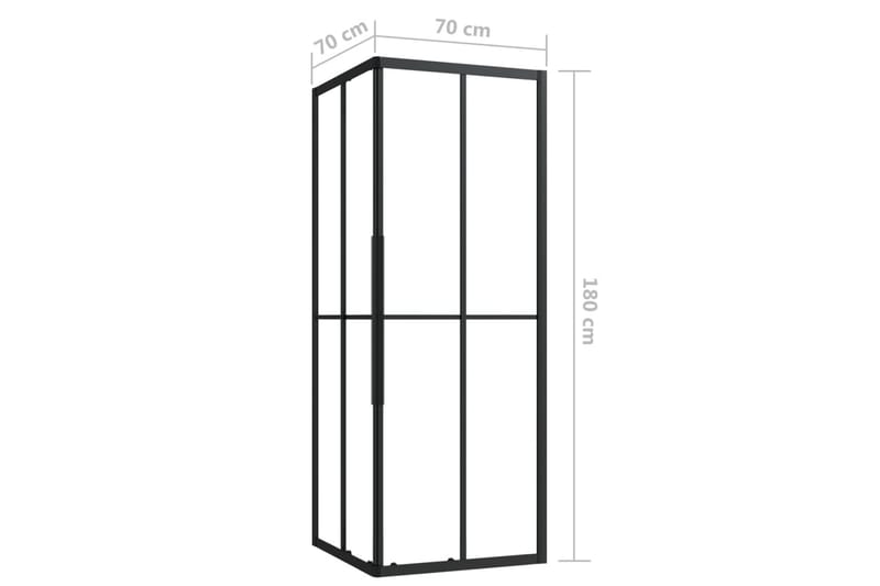 Duschvägg ESG 70x70x180 cm - Hus & renovering - Kök & bad - Badrum - Duschar