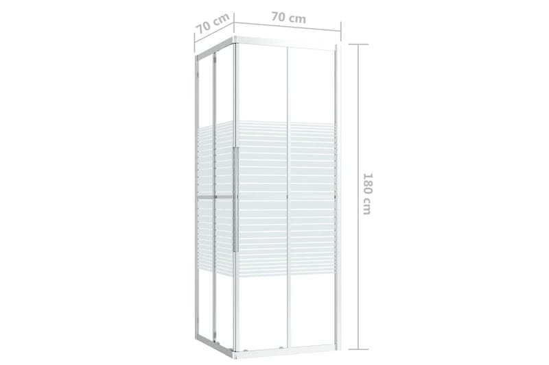 Duschvägg ESG 70x70x180 cm - Duschväggar