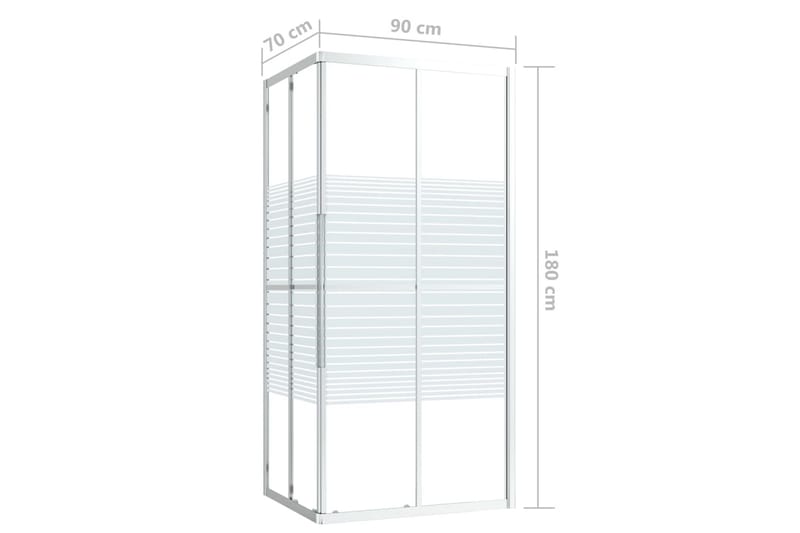 Duschvägg ESG 70x70x180 cm - Hus & renovering - Kök & bad - Badrum - Duschar