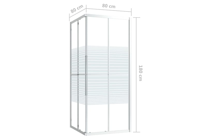 Duschvägg ESG 80x80x180 cm - Hus & renovering - Kök & bad - Badrum - Duschar
