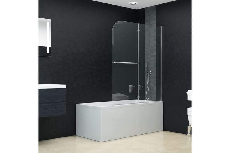 Duschvägg fällbar 2 paneler ESG 95x140 cm - Hus & renovering - Kök & bad - Badrum - Duschar