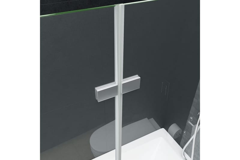 Duschvägg fällbar 2 paneler ESG 120x140 cm - Duschväggar