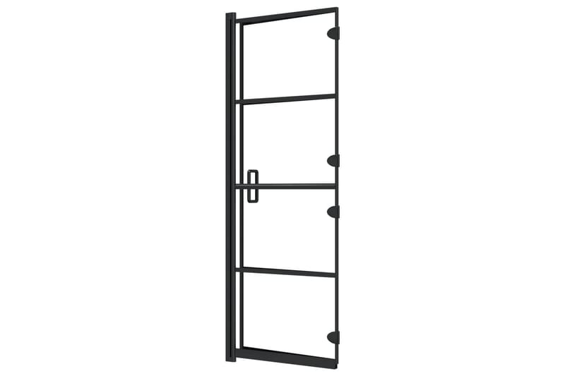 Duschvägg fällbar ESG 100x140 cm svart - Hus & renovering - Kök & bad - Badrum - Duschar