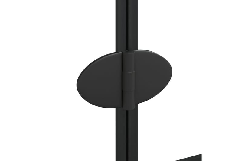 Duschvägg fällbar ESG 80x140 cm svart - Hus & renovering - Kök & bad - Badrum - Duschar