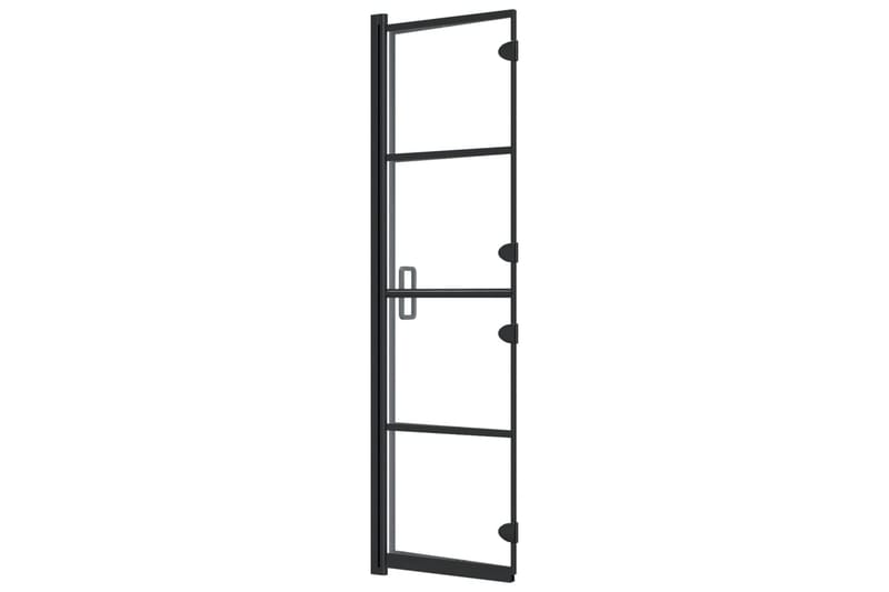 Duschvägg fällbar ESG 80x140 cm svart - Hus & renovering - Kök & bad - Badrum - Duschar