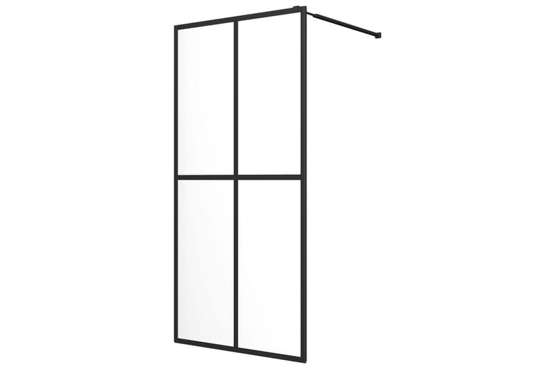 Duschvägg till duschkabin härdat klart glas 140x195 cm - Transparent - Hus & renovering - Kök & bad - Badrum - Duschar