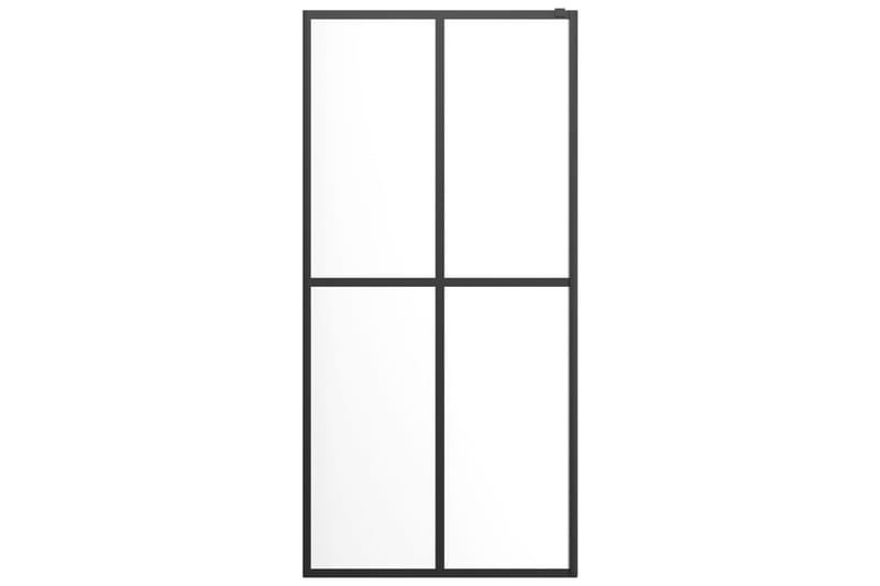 Duschvägg till duschkabin härdat klart glas 140x195 cm - Transparent - Hus & renovering - Kök & bad - Badrum - Duschar