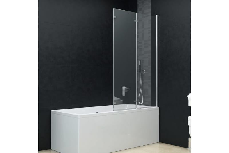 Duschvägg vikbar 3 paneler ESG 130x138 cm - Hus & renovering - Kök & bad - Badrum - Duschar