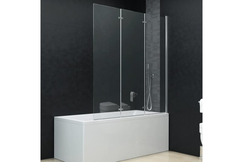 Duschvägg vikbar 3 paneler ESG 130x138 cm - Hus & renovering - Kök & bad - Badrum - Duschar