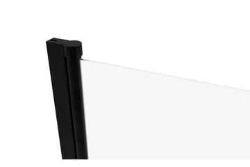 Dusserud Duschvägg 75x140 cm - Svart - Hus & renovering - Kök & bad - Badrum - Duschar - Duschväggar