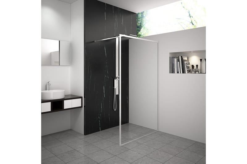 Gullebo Duschvägg 70x200 cm - Vit - Hus & renovering - Kök & bad - Badrum - Duschar