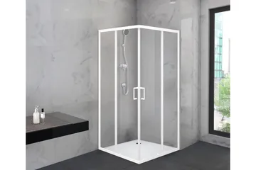 Gullebo Duschvägg 90x200 cm - Vit - Hus & renovering - Kök & bad - Badrum - Duschar - Duschväggar
