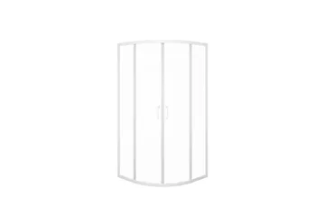 Gullebo Duschvägg 90x200 cm - Vit - Hus & renovering - Kök & bad - Badrum - Duschar - Duschväggar
