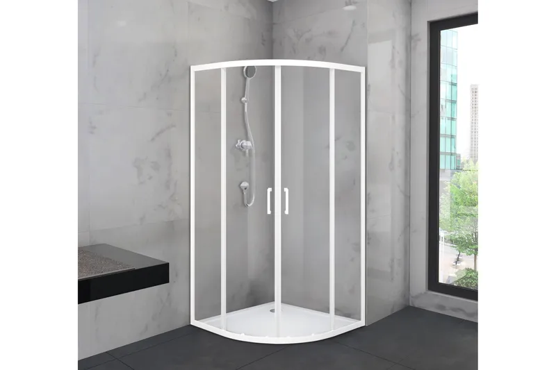 Gullebo Duschvägg 90x200 cm, Vit