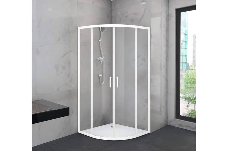 Gullebo Duschvägg 90x200 cm, Vit