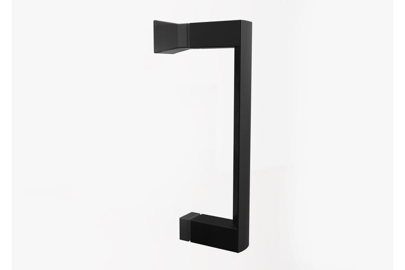 Gullebo Glasvägg 200 cm - Svart - Hus & renovering - Kök & bad - Badrum - Duschar