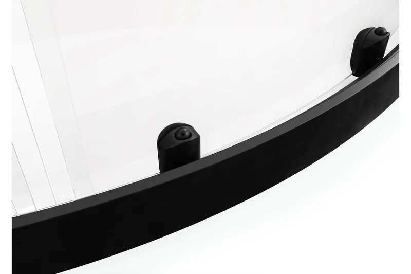 Gullebo Glasvägg 200 cm - Svart - Hus & renovering - Kök & bad - Badrum - Duschar - Duschväggar