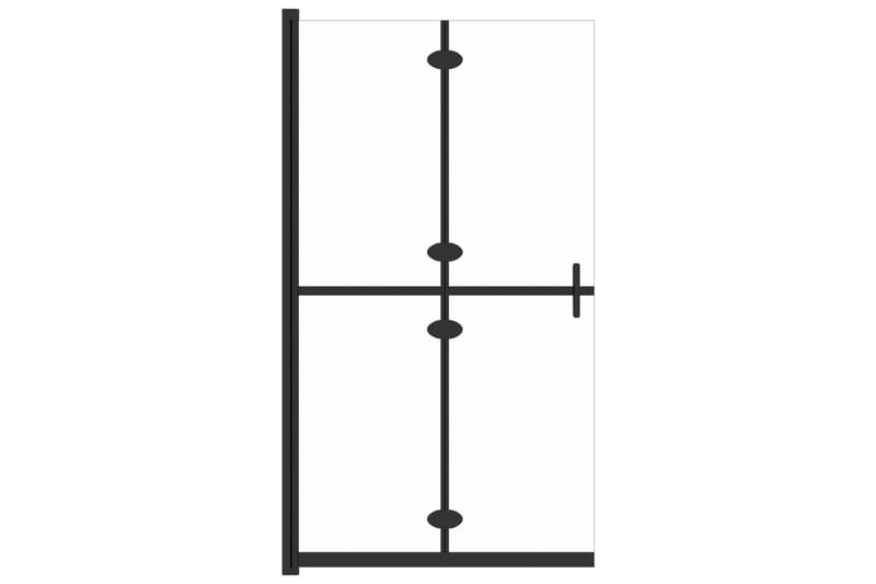 Hopfällbar duschvägg med klart ESG-glas 70x190 cm - Transparent - Hus & renovering - Kök & bad - Badrum - Duschar