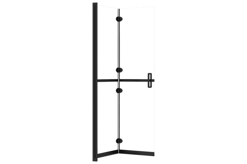 Hopfällbar duschvägg med klart ESG-glas 70x190 cm - Transparent - Hus & renovering - Kök & bad - Badrum - Duschar