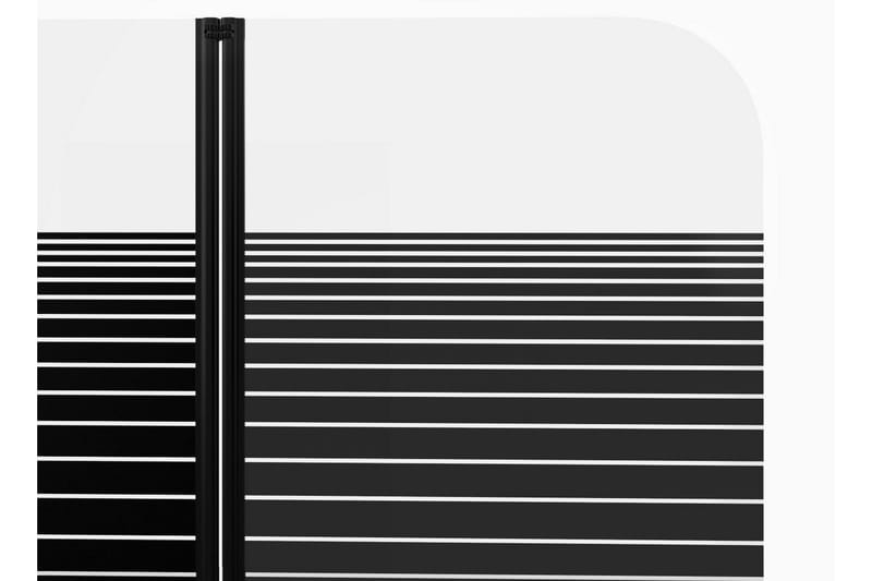 Knutby Duschvägg 100x140 cm - Svart - Hus & renovering - Kök & bad - Badrum - Duschar - Duschväggar