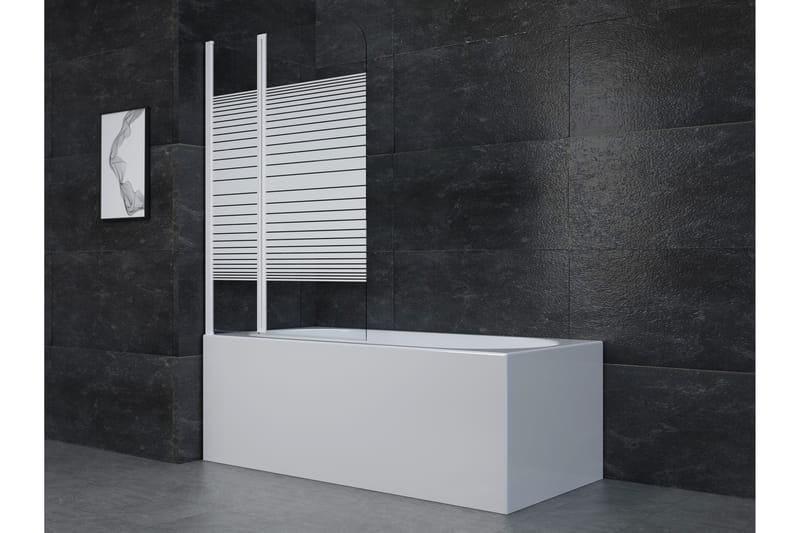 Knutby Duschvägg 100x140 cm - Vit - Hus & renovering - Kök & bad - Badrum - Duschar