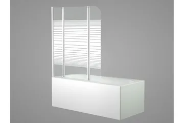 Knutby Duschvägg 125x140 cm - Vit - Hus & renovering - Kök & bad - Badrum - Duschar - Duschväggar