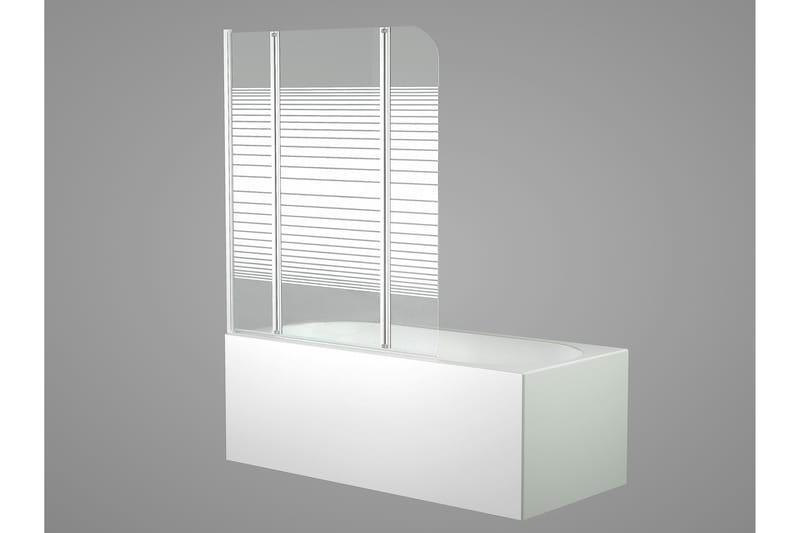 Knutby Duschvägg 125x140 cm - Vit - Hus & renovering - Kök & bad - Badrum - Duschar - Duschväggar