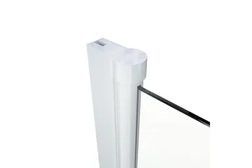 Knutby Duschvägg 125x140 cm - Vit - Hus & renovering - Kök & bad - Badrum - Duschar - Duschväggar
