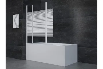 Knutby Duschvägg 125x140 cm - Vit - Hus & renovering - Kök & bad - Badrum - Duschar - Duschväggar