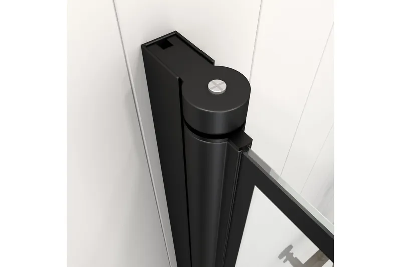 Knutby Duschvägg 75x125 cm - Svart - Hus & renovering - Kök & bad - Badrum - Duschar - Duschväggar