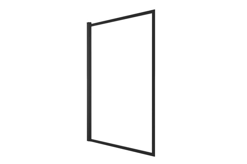Knutby Duschvägg 75x130 cm - Svart - Hus & renovering - Kök & bad - Badrum - Duschar - Duschväggar