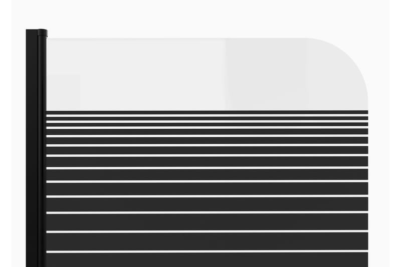 Knutby Duschvägg 75x140 cm - Svart - Hus & renovering - Kök & bad - Badrum - Duschar - Duschväggar