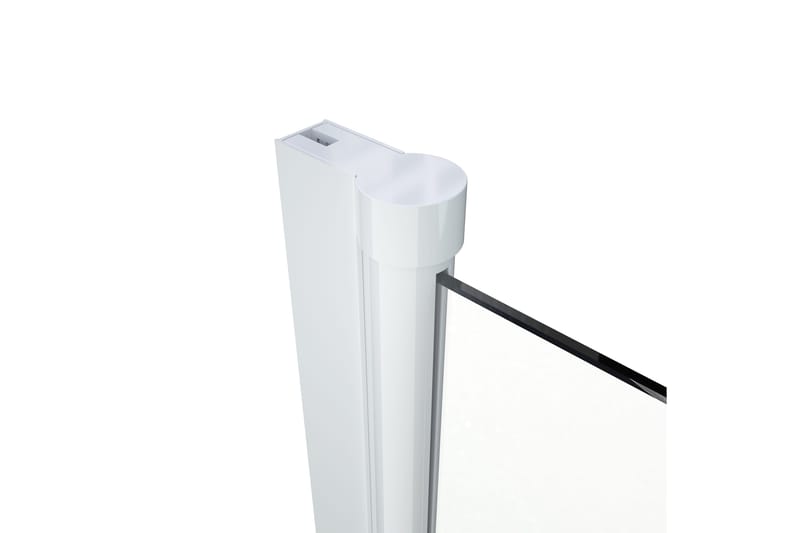 Knutby Duschvägg 75x140 cm - Vit - Hus & renovering - Kök & bad - Badrum - Duschar - Duschväggar