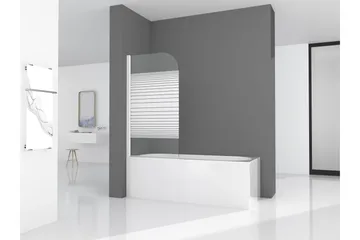 Knutby Duschvägg 75x140 cm - Vit - Hus & renovering - Kök & bad - Badrum - Duschar - Duschväggar