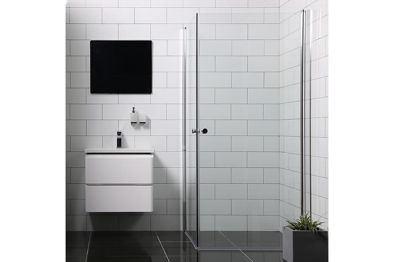 Mångsidig Duschhörn Rak Dörr | Rak Dörr - Silver - Hus & renovering - Kök & bad - Badrum - Duschar