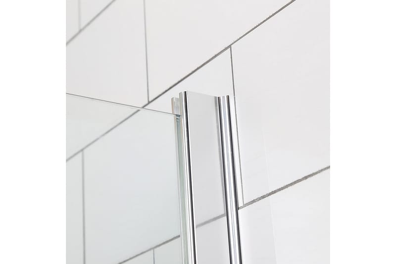 Mångsidig Duschhörn: Rak Vägg | Rak Dörr - Silver - Hus & renovering - Kök & bad - Badrum - Duschar