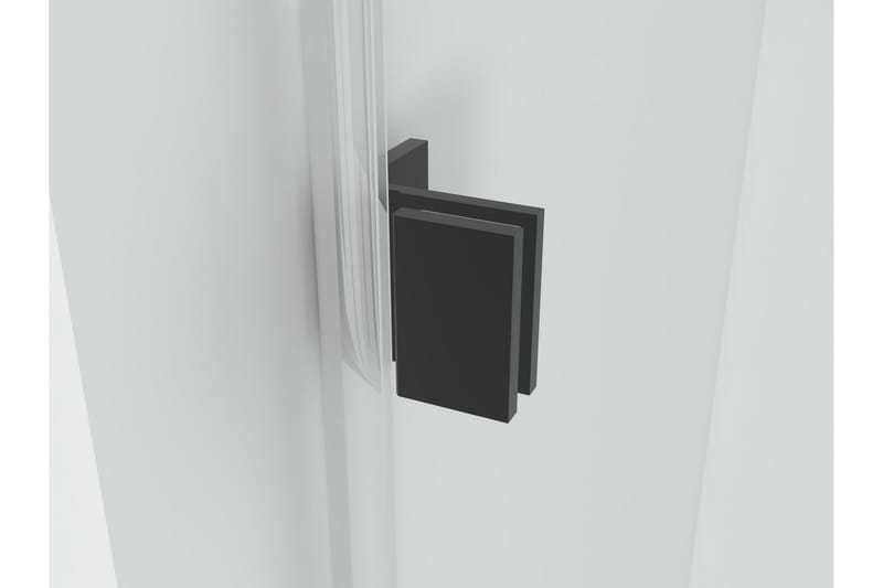Meselefors Duschvägg 80x140 cm - Svart - Hus & renovering - Kök & bad - Badrum - Duschar - Duschväggar