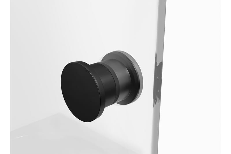 Meselefors Duschvägg 80x140 cm - Svart - Hus & renovering - Kök & bad - Badrum - Duschar - Duschväggar