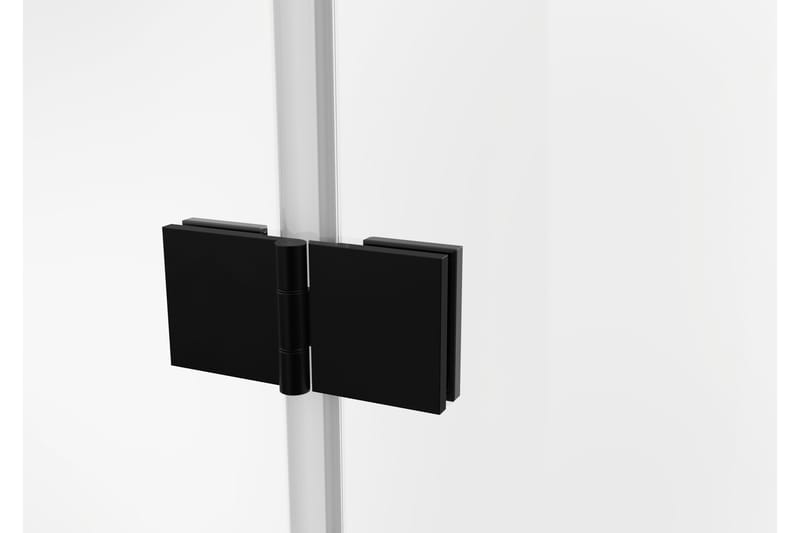 Meselefors Duschvägg 80x140 cm - Svart - Hus & renovering - Kök & bad - Badrum - Duschar - Duschväggar