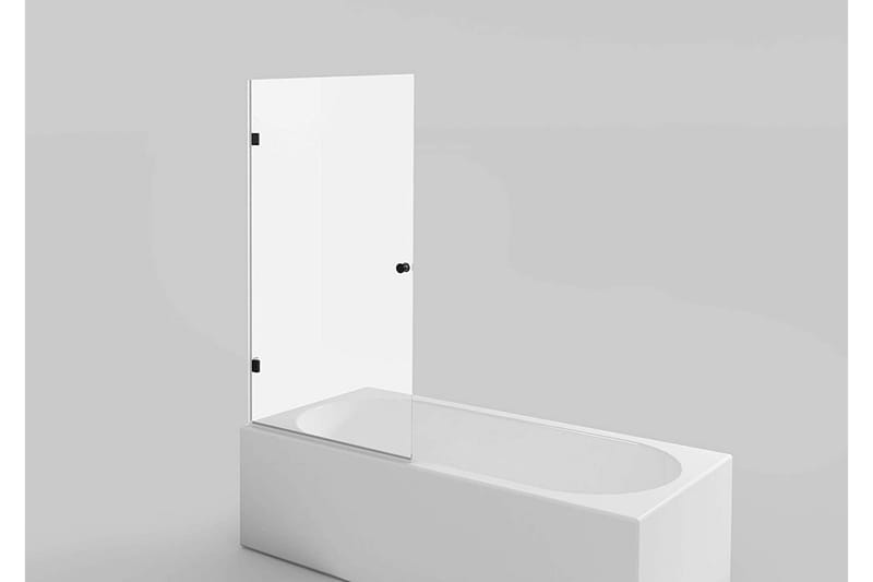 Meselefors Duschvägg 80x140 cm - Svart - Hus & renovering - Kök & bad - Badrum - Duschar - Duschväggar