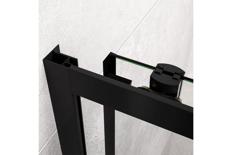 Modern duschhörna Svart - Hus & renovering - Kök & bad - Badrum - Duschar - Duschväggar