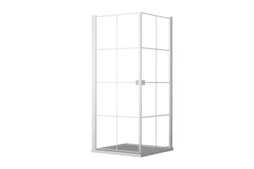 Rosinedal Duschvägg 90x200 cm - Vit - Hus & renovering - Kök & bad - Badrum - Duschar - Duschväggar