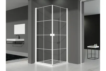 Rosinedal Duschvägg 90x200 cm - Vit - Hus & renovering - Kök & bad - Badrum - Duschar - Duschväggar