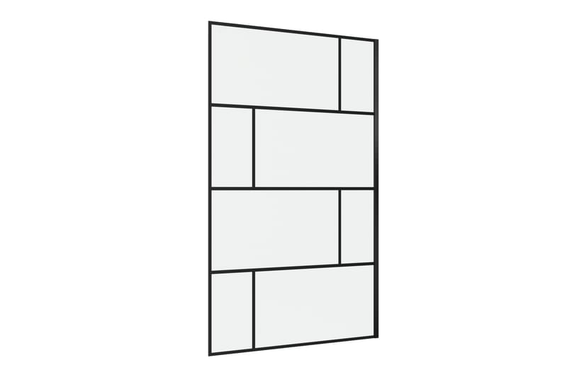 Sörby Duschvägg 120x195 cm - Svart - Hus & renovering - Kök & bad - Badrum - Duschar