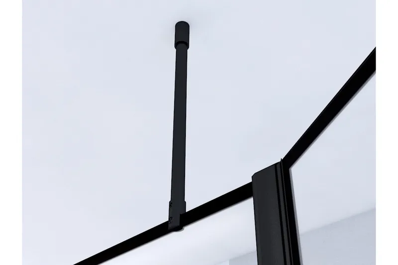 Sörby Duschvägg 130x195 cm - Svart - Hus & renovering - Kök & bad - Badrum - Duschar - Duschväggar