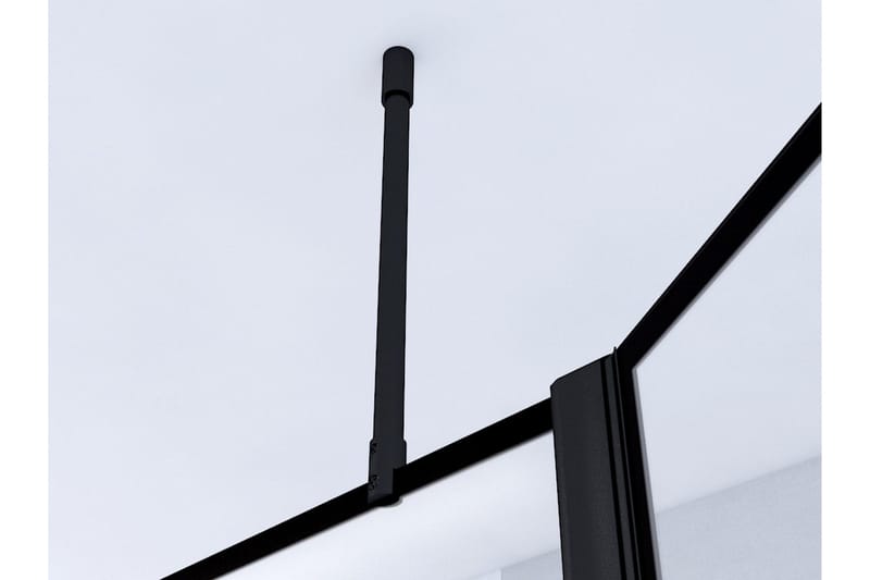 Sörby Duschvägg 130x195 cm - Svart - Hus & renovering - Kök & bad - Badrum - Duschar - Duschväggar