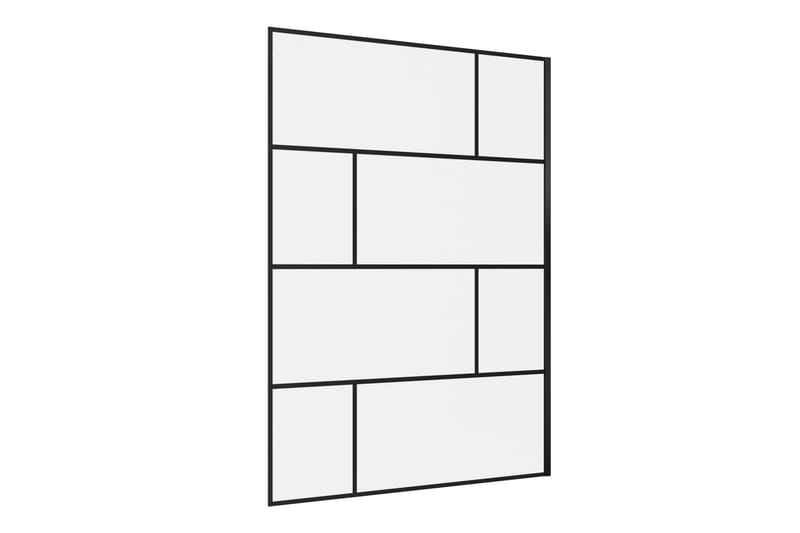 Sörby Duschvägg 140x195 cm - Svart - Hus & renovering - Kök & bad - Badrum - Duschar - Duschväggar